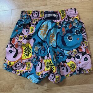 Vilebrequin Moorea Maneki-neko Printed Swim Trunks Size XS